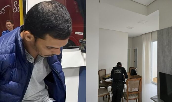 Prisão estelionatário e apreensões Fotos Divulgação PCRR